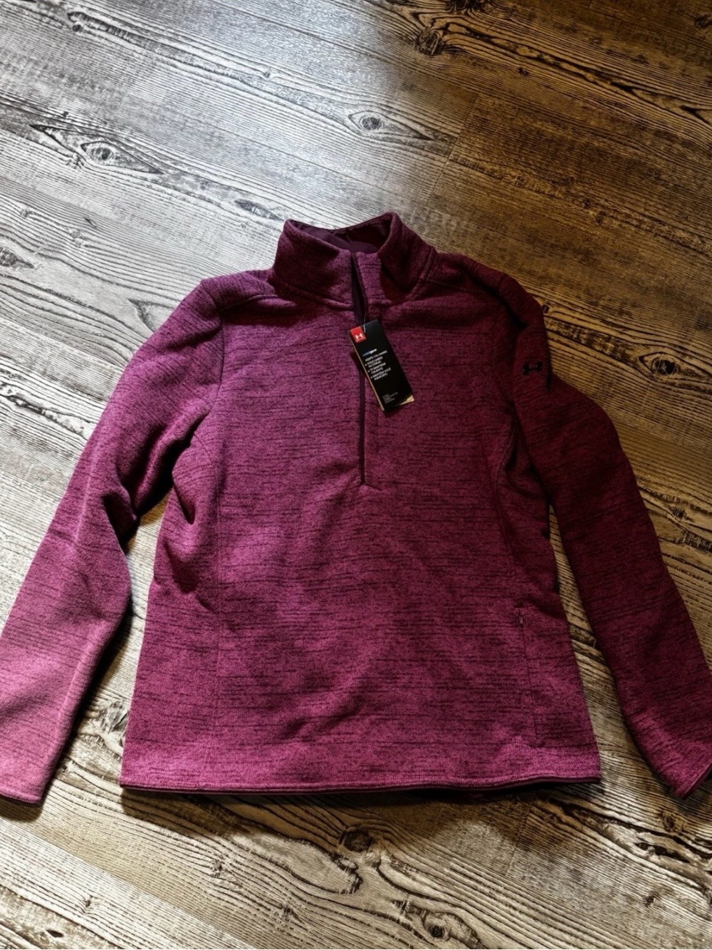 Under Armour Women's Quarter-Zip Pullover Sweat shirt cold gear/ NWT/ size large
